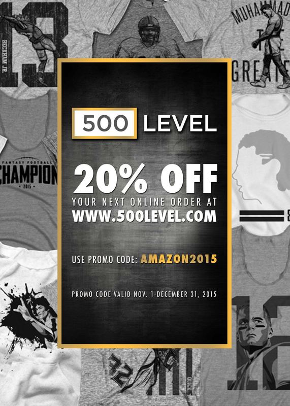 5X7 20% OFF AMAZON ORDERS Front (New) — 500 LEVEL MARKETING