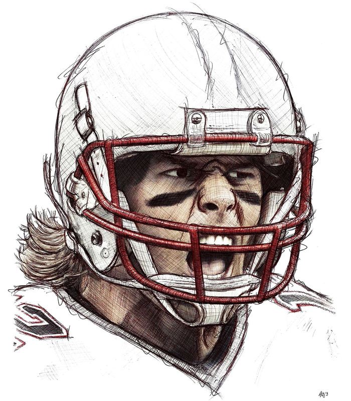 Tom Brady Face red — 500 level final