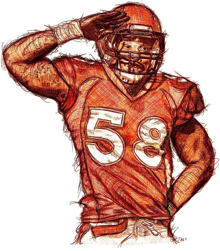 Von Miller Salute Orange — 500 level final