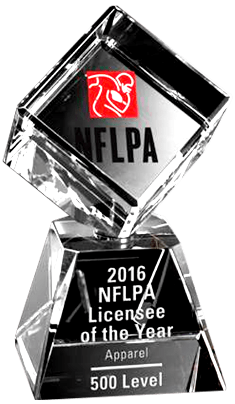 NFLPA Licensee of the Year trophy