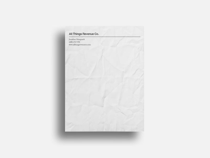 Crumpled Paper Mockup copy — Swag