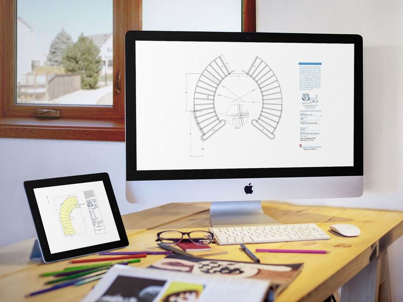 mockup of an imac and an ipad at a design studio a5115 — BGS Mockups