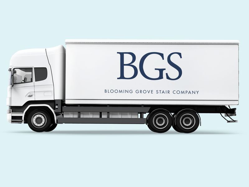 car decal mockup featuring a cargo truck 3615 el1 — BGS Mockups