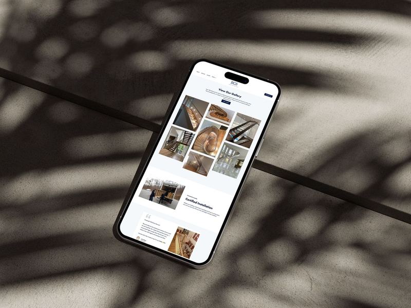 BGS Gallery on iPhone 14 Pro Max on Concrete Mockup — BGS Mockups