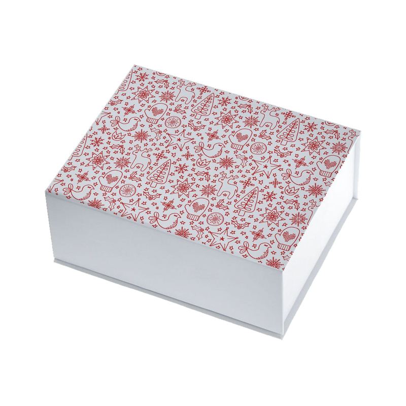 BirdieBox Christmas White Box — Holiday Box Design