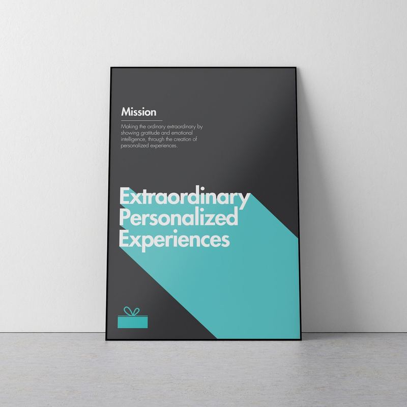 BB Explode Poster Frame Leaning Mockup — BirdieBox Banners, posters, & stickers