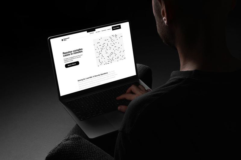 MacBook Air Mockup Dusk Series — 3 Saturn