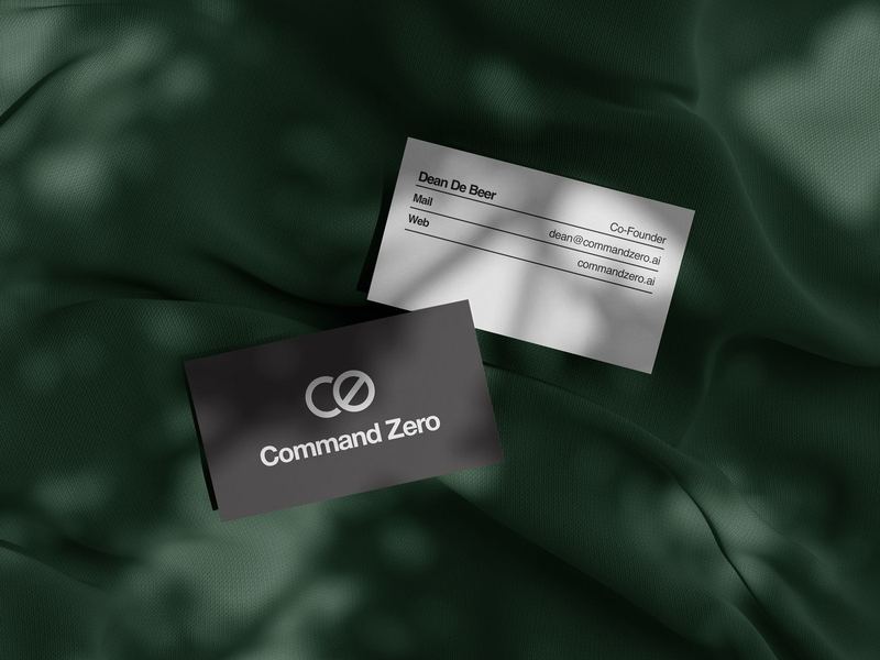Dean Business Card On Fabric Mockup — Print   Command Zero
