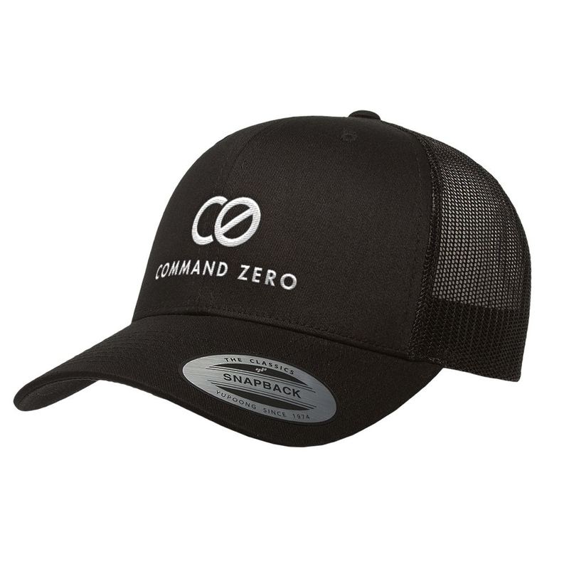 Black trucker snapback — 1 CO Lock