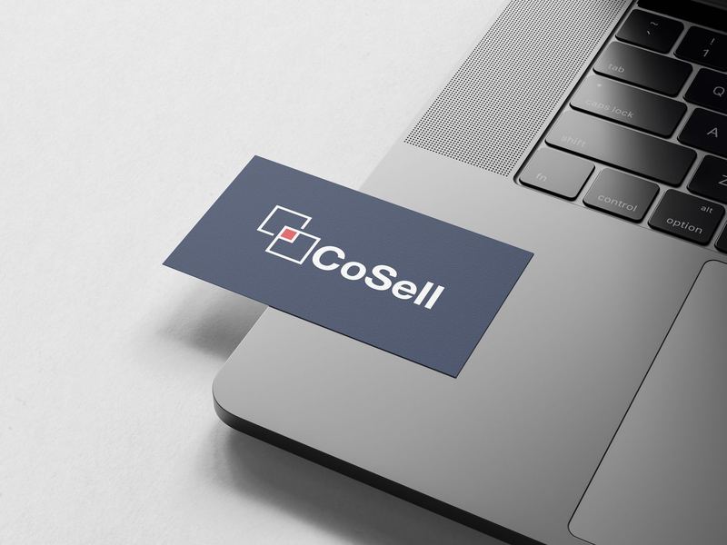 CoSell Business Card Mockup — CoSell Branding Guide & Logo