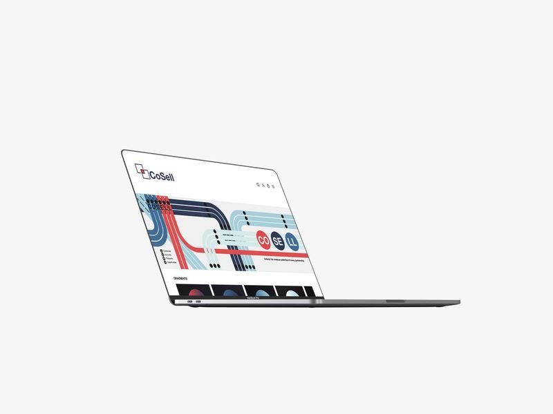 CoSell Laptop Mockup — CoSell Branding Guide & Logo