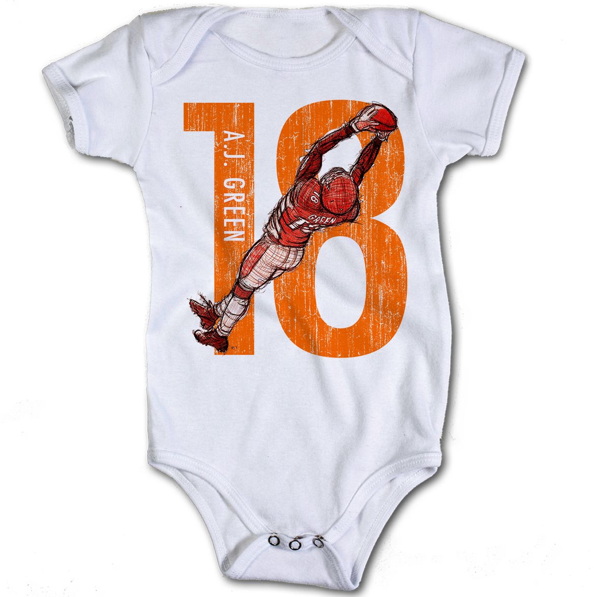 AJ Green on onesie — College Pitch Deck Images