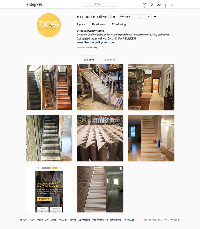 screencapture instagram discountqualitystairs 2020 07 06 10 53 45 — DQS Wireframes
