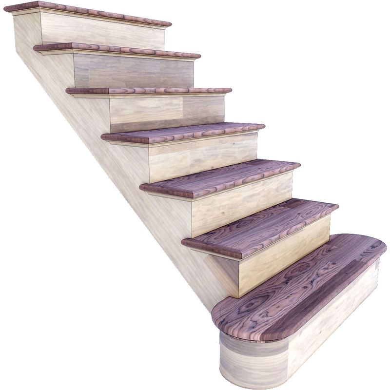 Stair DoubleOpen Rendered — DQS 3D Stairs Clipped & Rendered