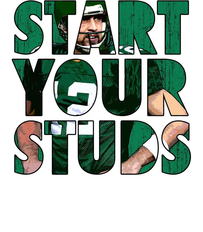 START YOUR STUDS AARON RODGERS — Fantasy Football