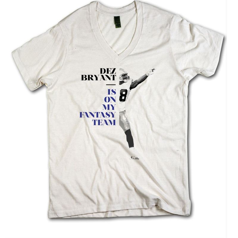 DEZ BRYANT IS ON MY TEAM FONT shirt — Fantasy Football