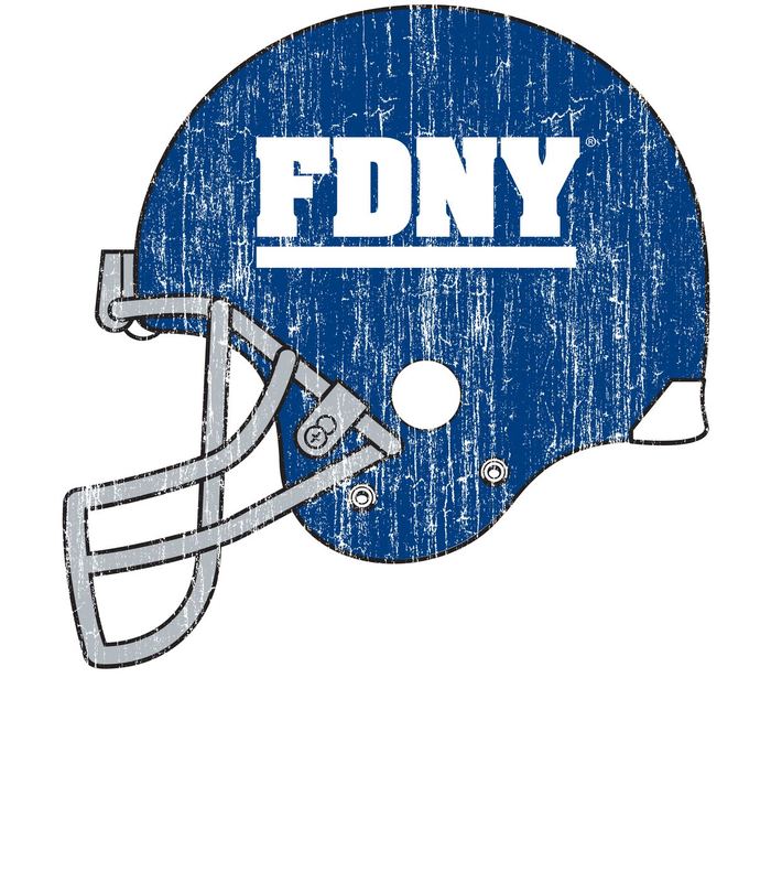 FDNY BLUE HELMET — FDNY