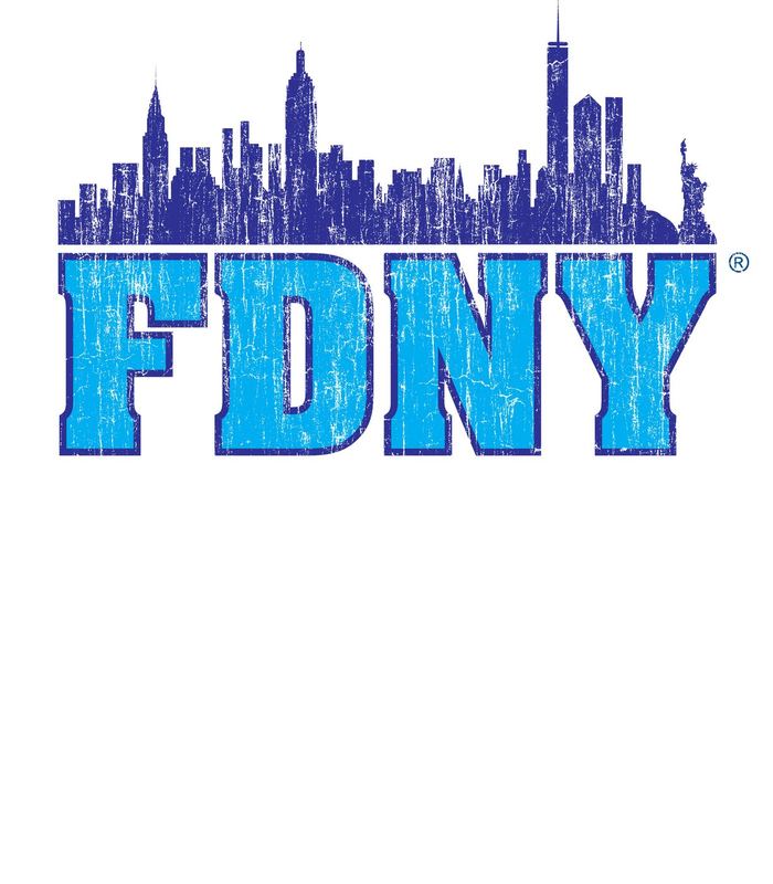 FDNY skyline lt blue — FDNY
