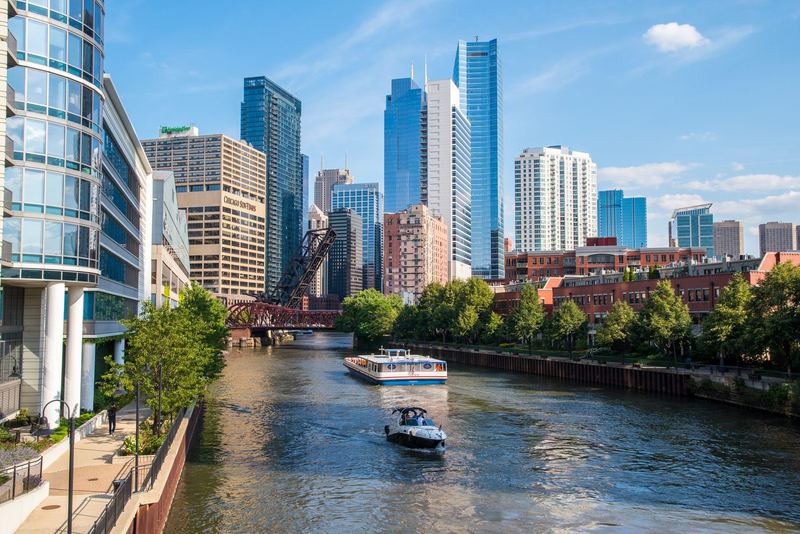 image — Chicago skyline city pics, lakeshore, background images