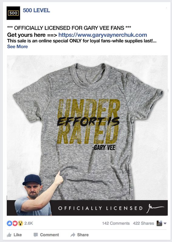 Gary V FB AD — Gary V Deck