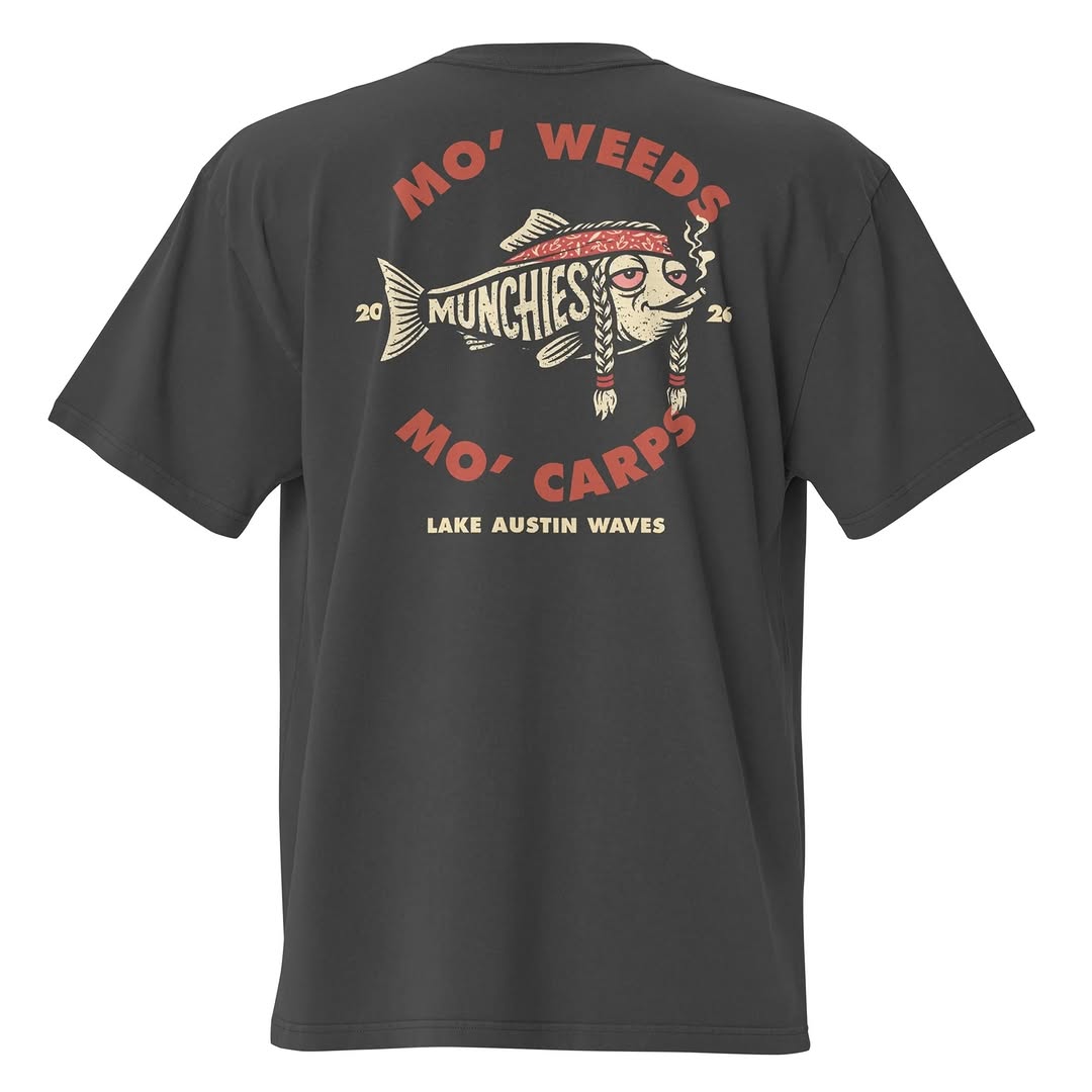 Mo Grass Carps tee — Lake Austin Waves