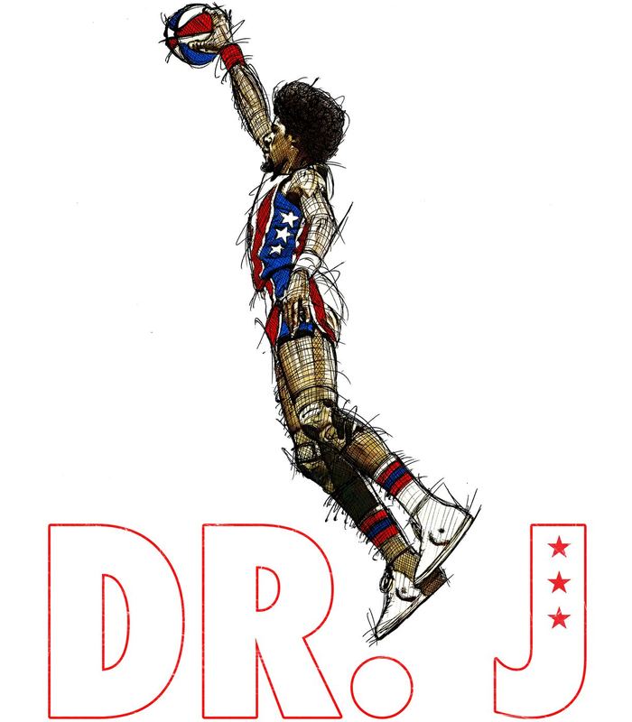 Julius Erving Dr. J (Andy Mullady) — Julius Dr. J Irving