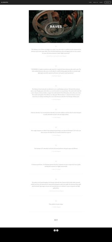 screencapture alumapro squarespace raves 2020 07 17 11 05 49 — Alumapro screen shots