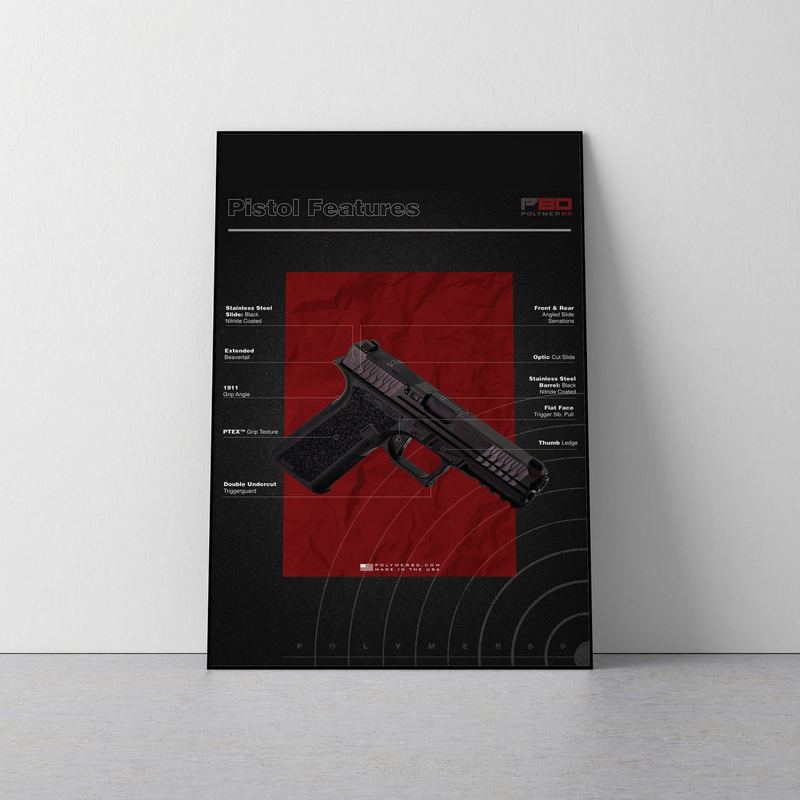 Polymer 80 Poster Frame Leanding Mockup — Polymer 80 Features