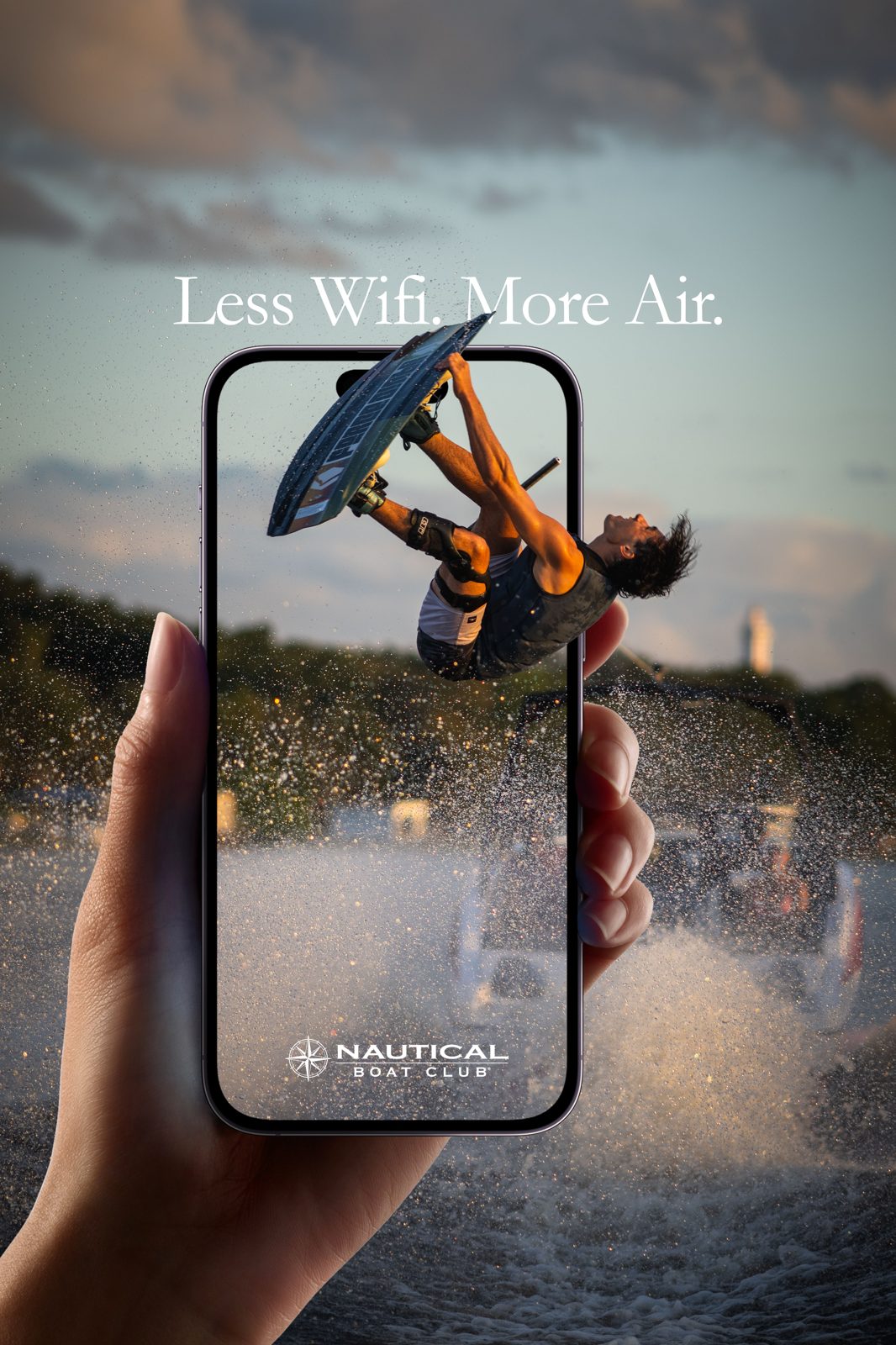 Less Wifi. More Air — Nautical Boat Club