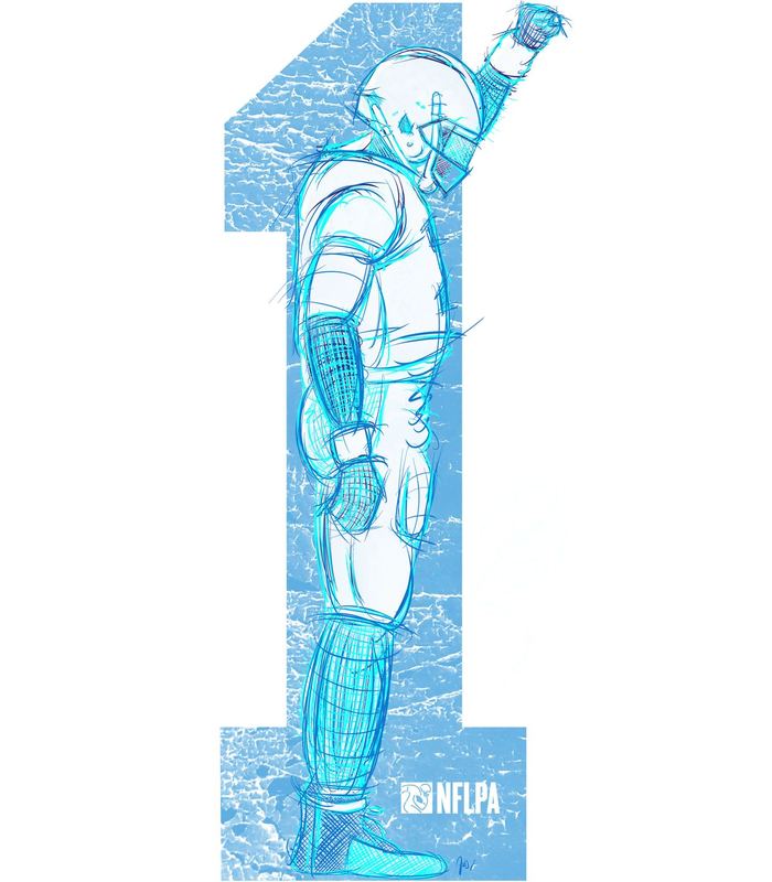 Cam Newton Fist T (Andy Mullady) — Cam Newton