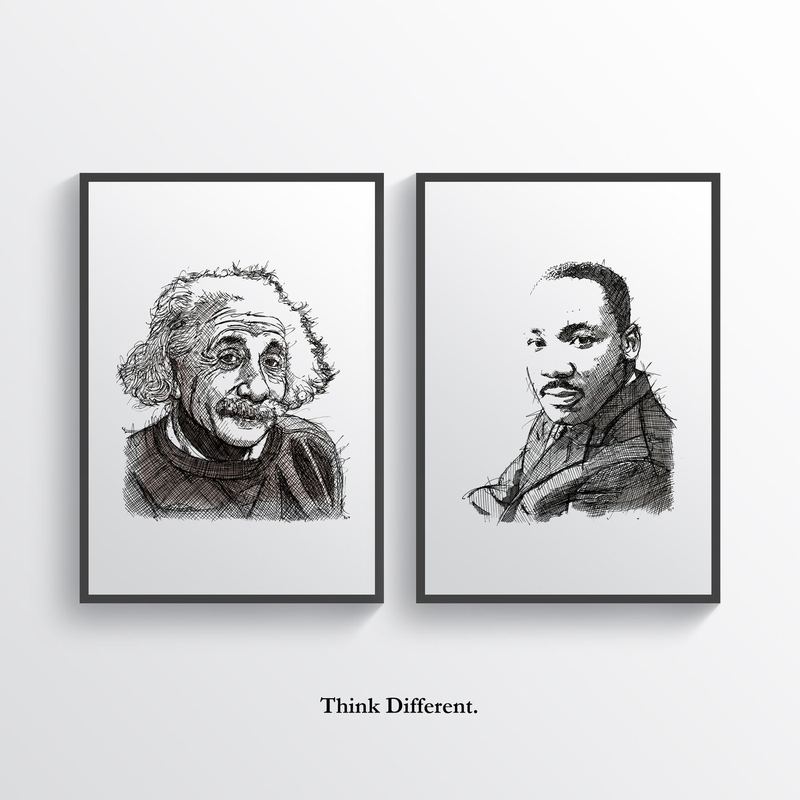Albert Einstein Think Different