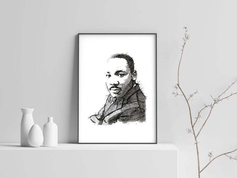 Martin Luther King Jr. Frame Mockup — Martin Luther King Jr.