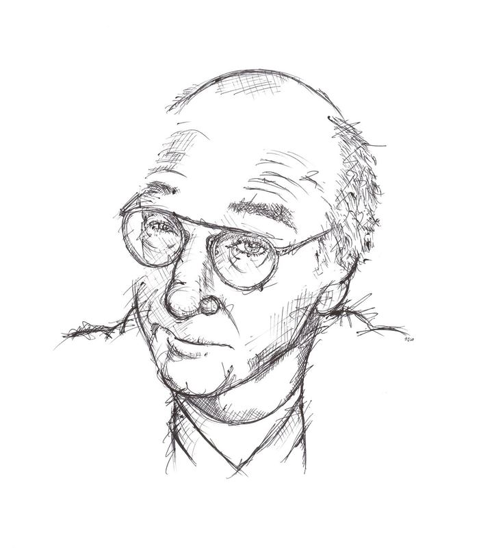 Larry David Pretty Good Portrait Andy Mullady