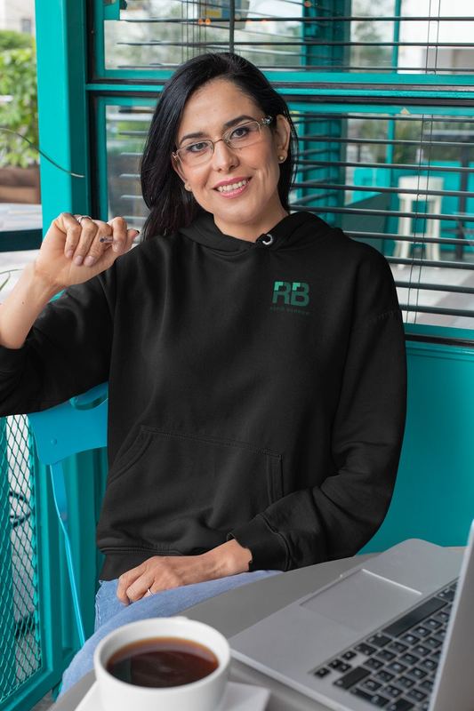 mockup of a woman wearing a hoodie at a cafe 32081 — Rapid Borrow Swag