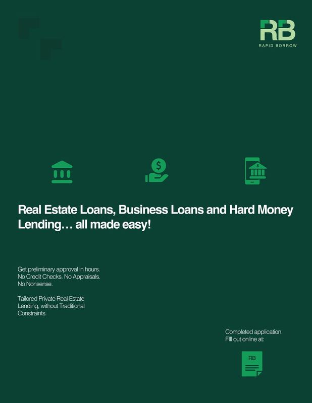 Rapid Borrow 8.5x11 Loans Made Easy — Rapid Borrow Print