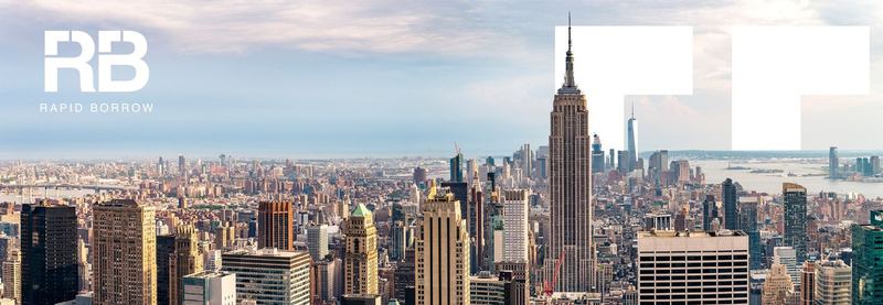 Rapid Borrow Header New York WHITE — Rapid Borrow Logo