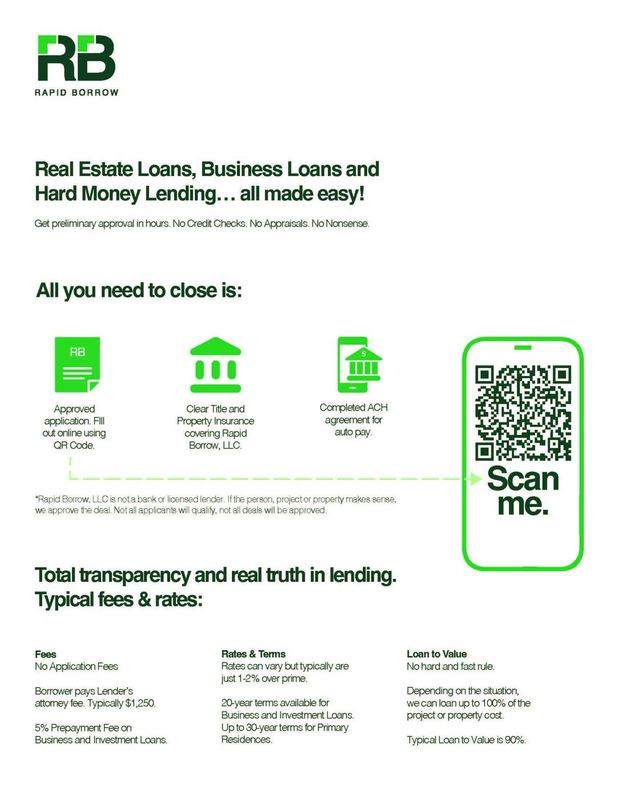Rapid Borrow One Sheeter for email or print — Rapid Borrow Print