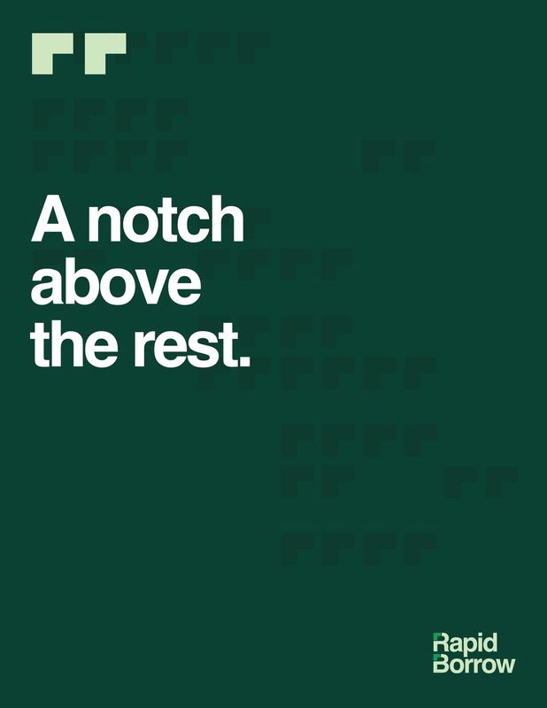 Rapid Borrow 8.5x11 notch above the rest — Rapid Borrow Print