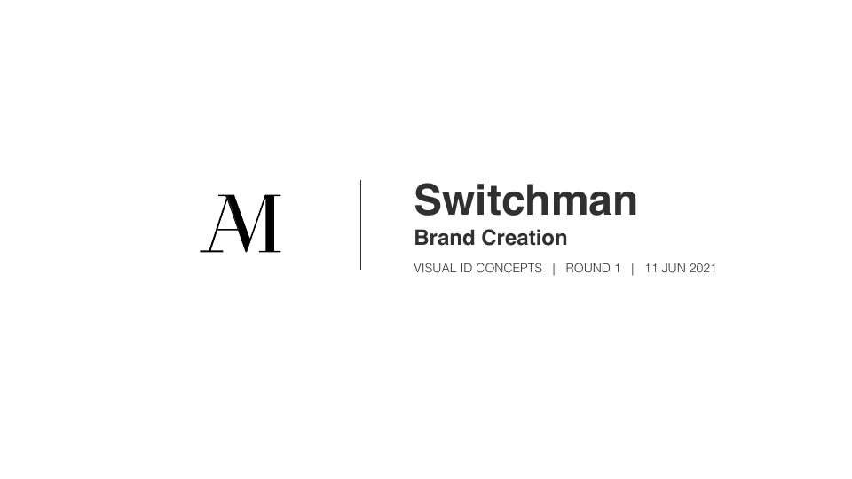 switchman concepts 01 — Switchman brand by Andy Mullady