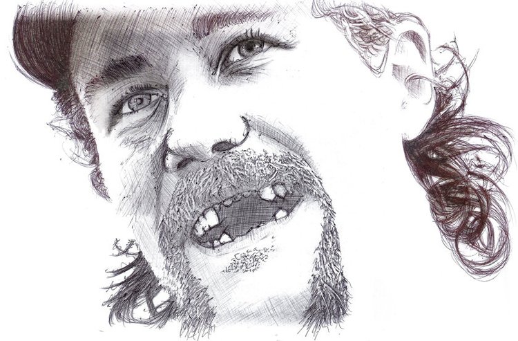 duncan keith sketch bnw