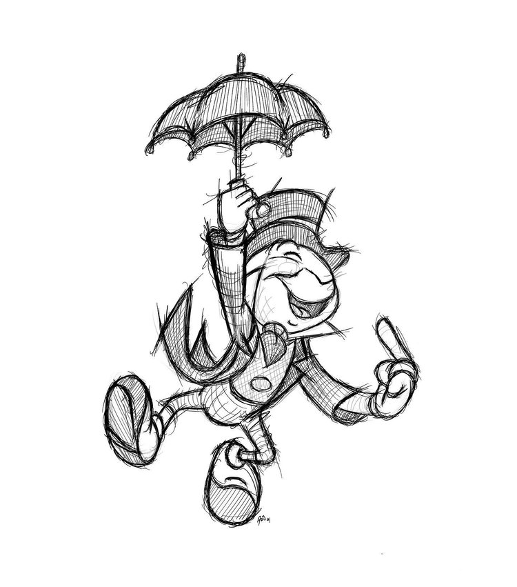 Jimminy Cricket Drawing