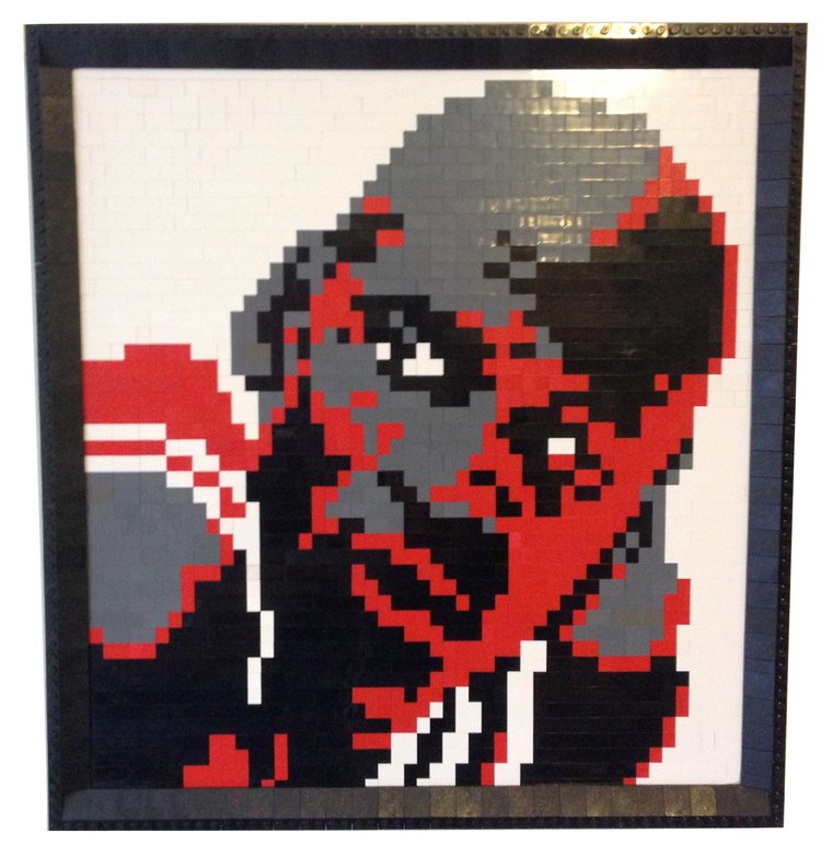 MJ lego portrait