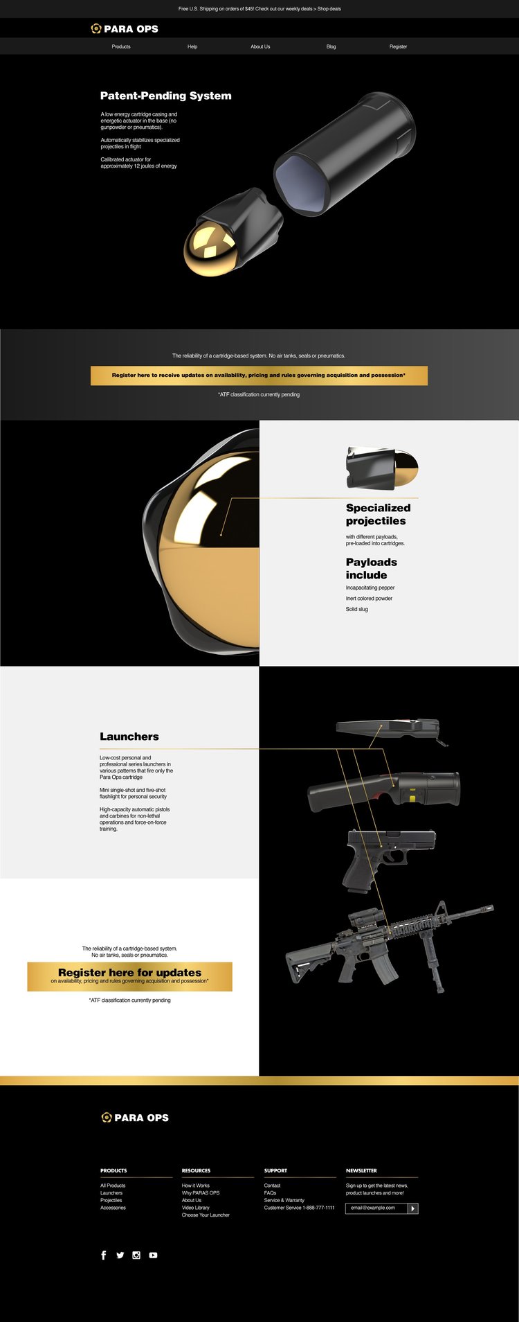 Para Ops — Landing Pages