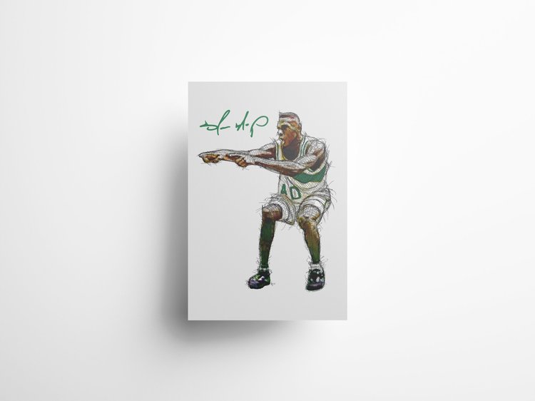 Shawn Kemp — Poster Mockup