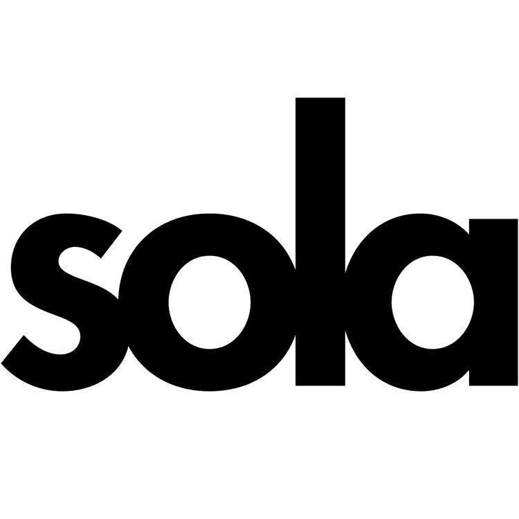 Sola — Logo in Futura